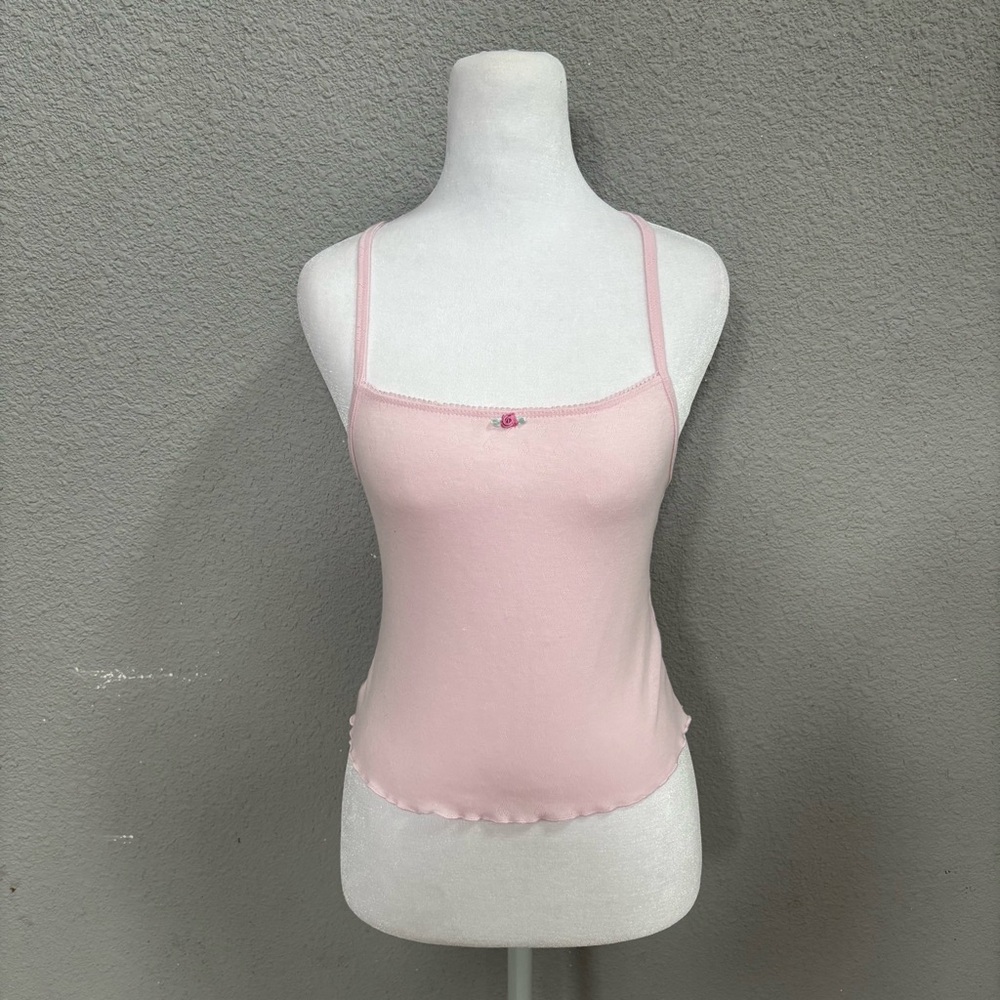 Colsie Light Pink Ribbed Cami Top